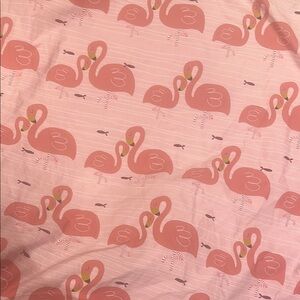 IKEA RÖRANDE Flamingo Crib Duvet Cover – 100% Cotton, Machine Washable